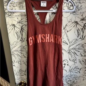 Gymshark Burgundy Sleeveless Top